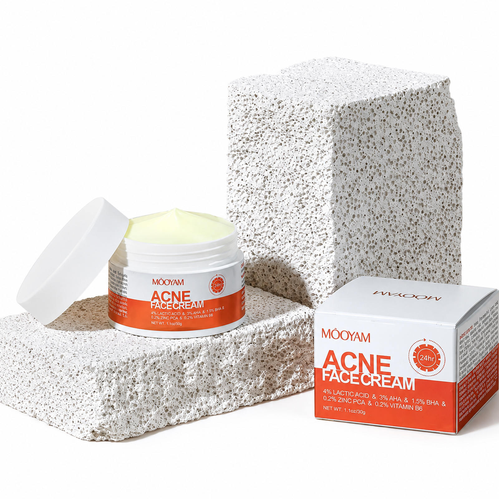 Crème anti-acné 30g – Fini les boutons qui reviennent sans cesse